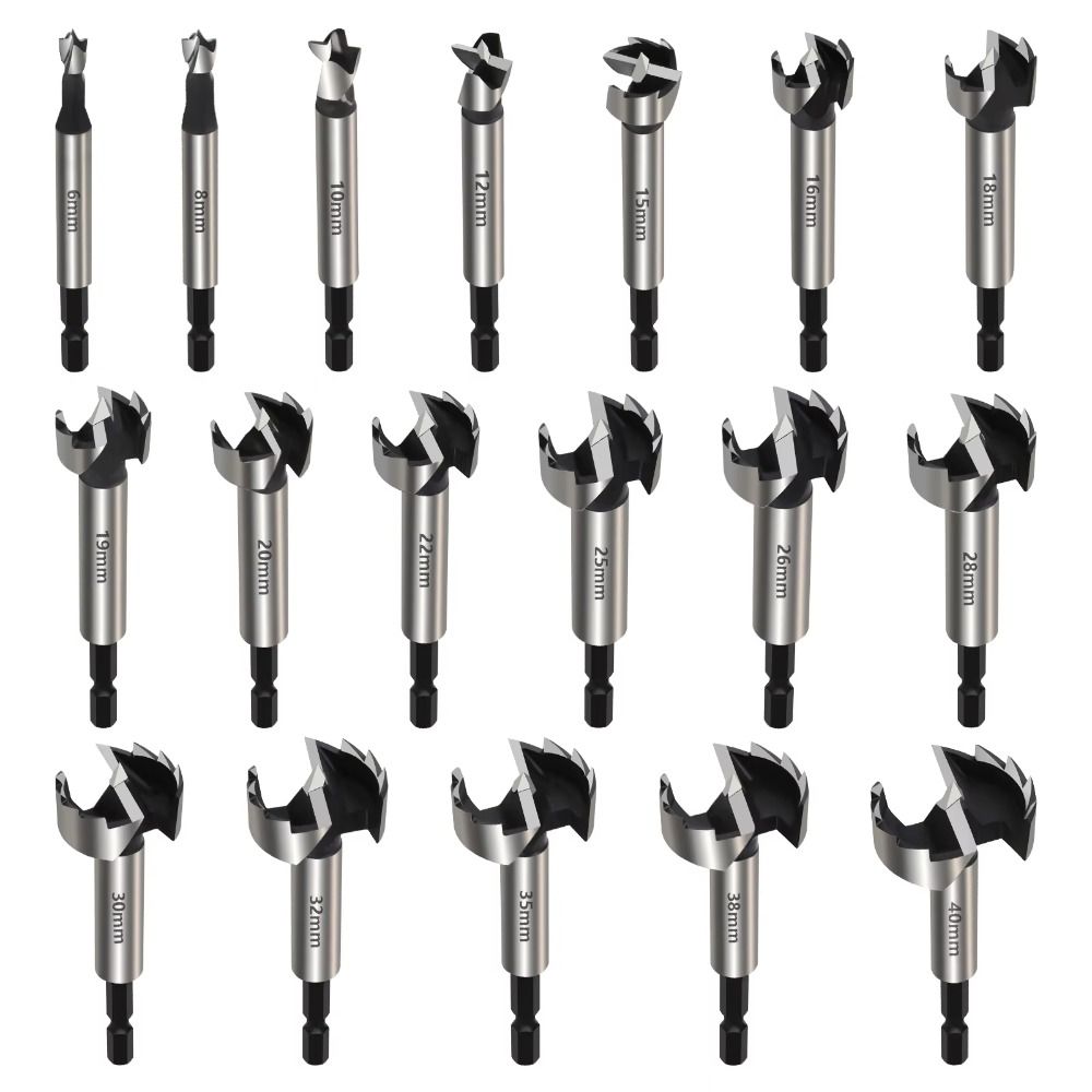 1 шт. Плоское сверло из высокоуглеродистой стали 1/4" 6,35 мм шестигранный хвостовик открывалка для отверстий в дереве для сверления дерева