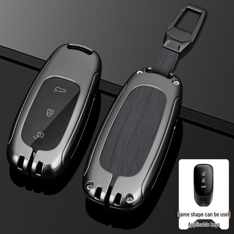 Чехол для ключа L9/L8/L7MAX: Премиальный металлический корпус, защита на одну пряжку для мужских ключей от машины