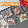 Держатель для помады-ключ-карты Capybara с карабином, мини-кошелек для студенток