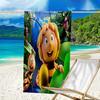 Ultra-Soft Beach Towel with Maya the Bee Theme,Ideal for Pool - Camping, Diving - Perfect Travel Essential, Vibrant Beach Towel.