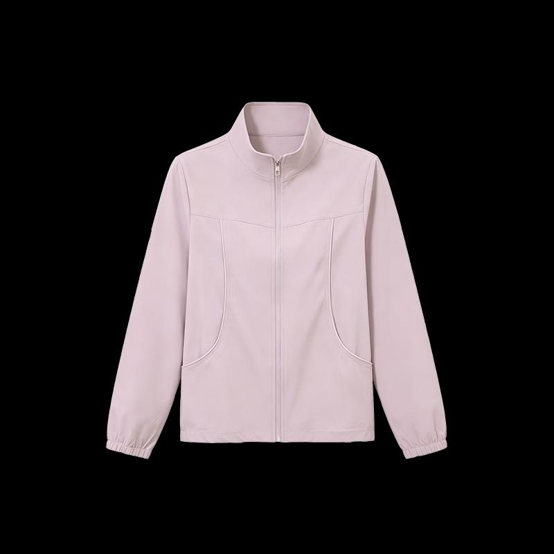 Pastel Women's Lightweight Breathable Collared Zipper Jacket
