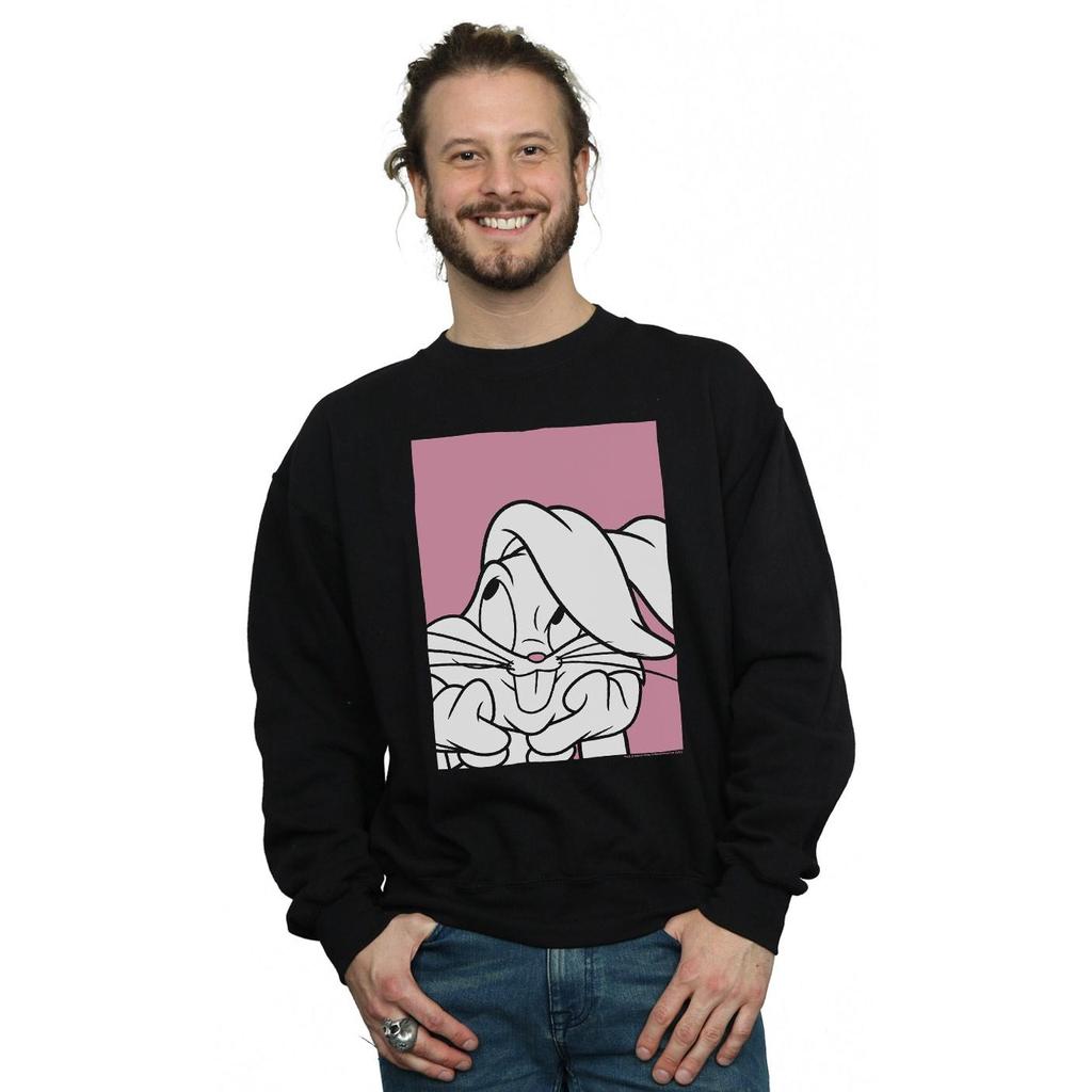 Looney Tunes Mens Bugs Bunny Adore Sweatshirt