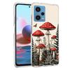 Красочный чехол-гриб для Redmi Note 13 12 14 15 Pro Plus 13R 11 11T 11E 11S 10 Pro 10S 9 9S Прозрачный ТПУ Чехол Ca