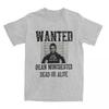 Dean Winchester Wanted Sign T Shirts Cotton Tops Summer Vintage Short-Sleeve T Shirt O Neck Fashion Loose Tshirt