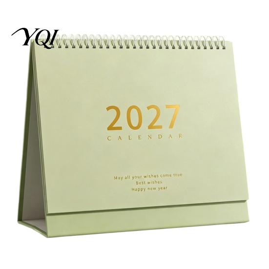Task Checklist Pad Desk Calendar 2026-2027, Oct 2026-Dec 2027 14-Month Calendar, Large Hardcover Table Desktop for Planning, Organizing in Family,