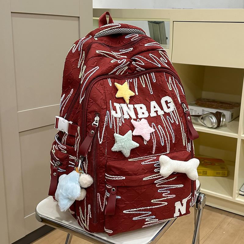 Детский школьный рюкзак, ученики начальной школы, девочки, ученики средней школы, старшеклассники, двухсекционный рюкзак высокой ценности, сумка