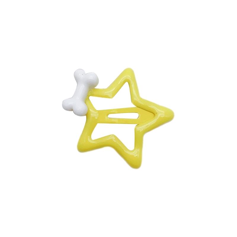 Y2K Girls Star Hair Clip for Teens Girl NonSlip Metal Sideclip Hairpin Bone Pentagrams Hair Barrettes Children Headdress