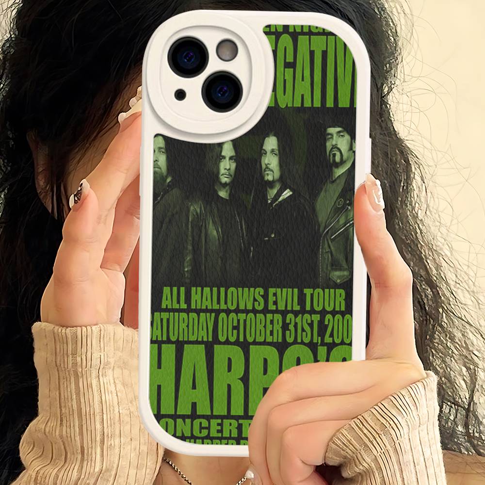 Rock Band T-Type O Negative Music For IPhone 16 15 14 16E 13 12 11 Pro Max Plus Phone Leather Case