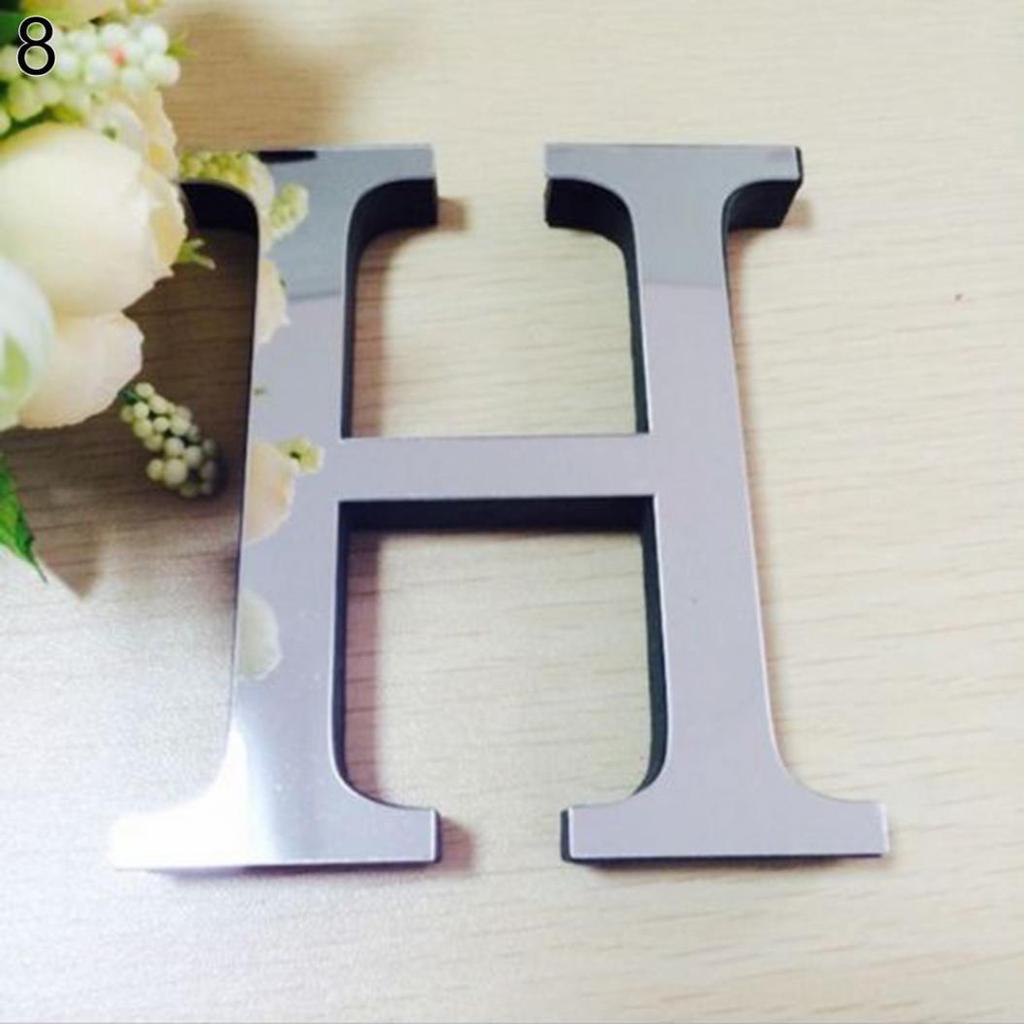 26 English Letters DIY 3D Decal Art Mural Wall Stickers Home Decor
