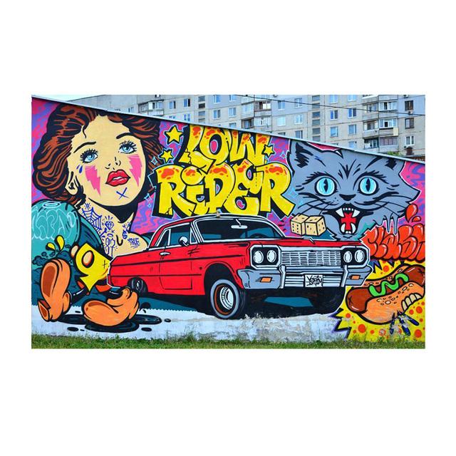 Graffiti Wall Art Cartoon Artist Canvas Painting Abstract Posters and Prints Anime Pictures for Living Room Home Decoration