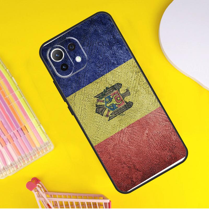 Moldova Flag Moldavians Cover For Xiaomi 14 Ultra 13 11T 12T 13T 14T Pro POCO X6 X7 Pro X3 X5 F3 F5 F6 M6 Pro Case