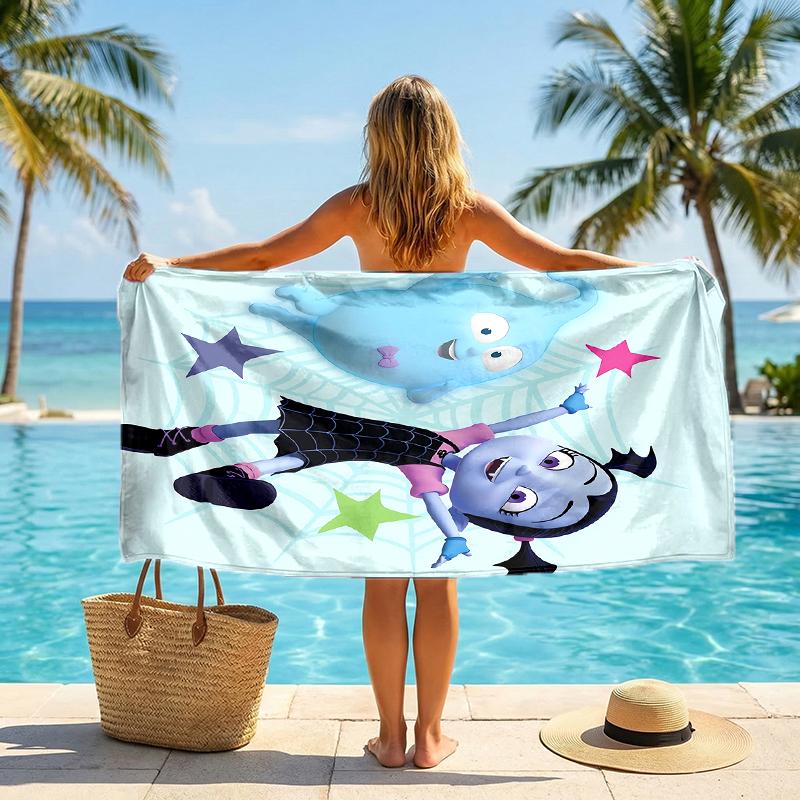 Vampirina Fashion Beach Towel: Ideal for Summer Adventures Soft, absorbent and quick drying suitable for swimming and bathing
