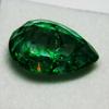 Natural Green Emerald Loose Gemstone 8 ct Colombian Pear Cut for Jewelry Making and Gem Collections