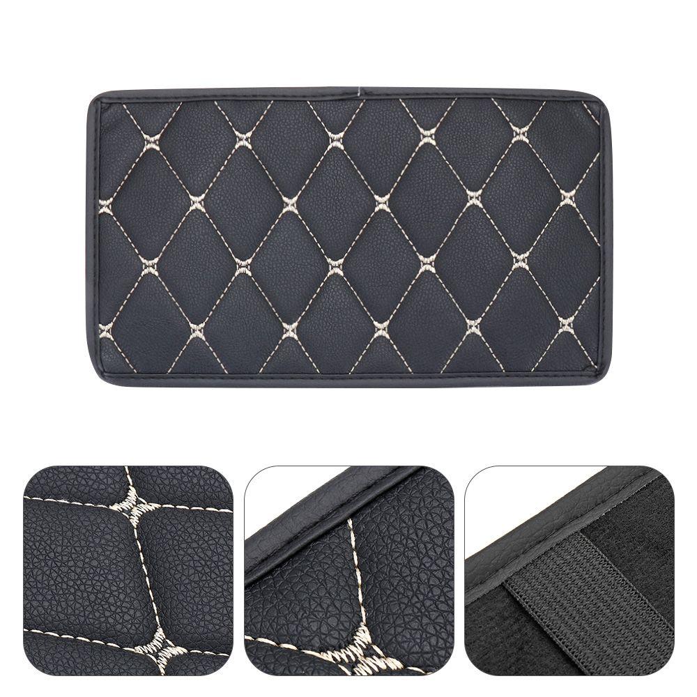 New Padding Protective Leather Cushion Case Car Armrest Pad Console Box Mat Arm Rest Cover