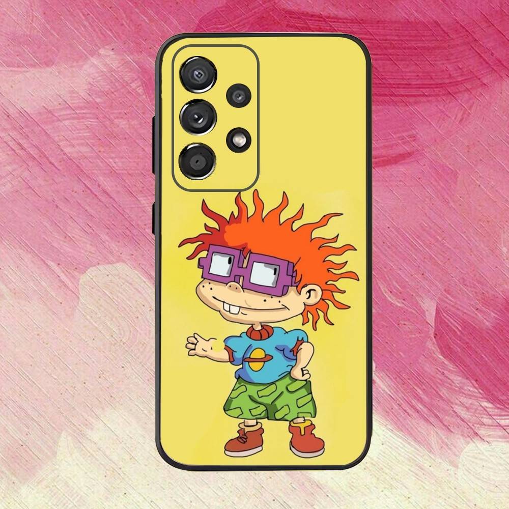 R-Rugrat Чаки12 A-Анжелика Чехол для телефона для Samsung S25, S24, S21, S22, S23, S30, Ultra, S20, Plus, Fe, Lite, Note, 10, 9, 5G Черная крышка