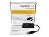 Концентратор USB 3.0 - StarTech - ST4300MINU3B - 4 порта - Встроенный кабель - Черный