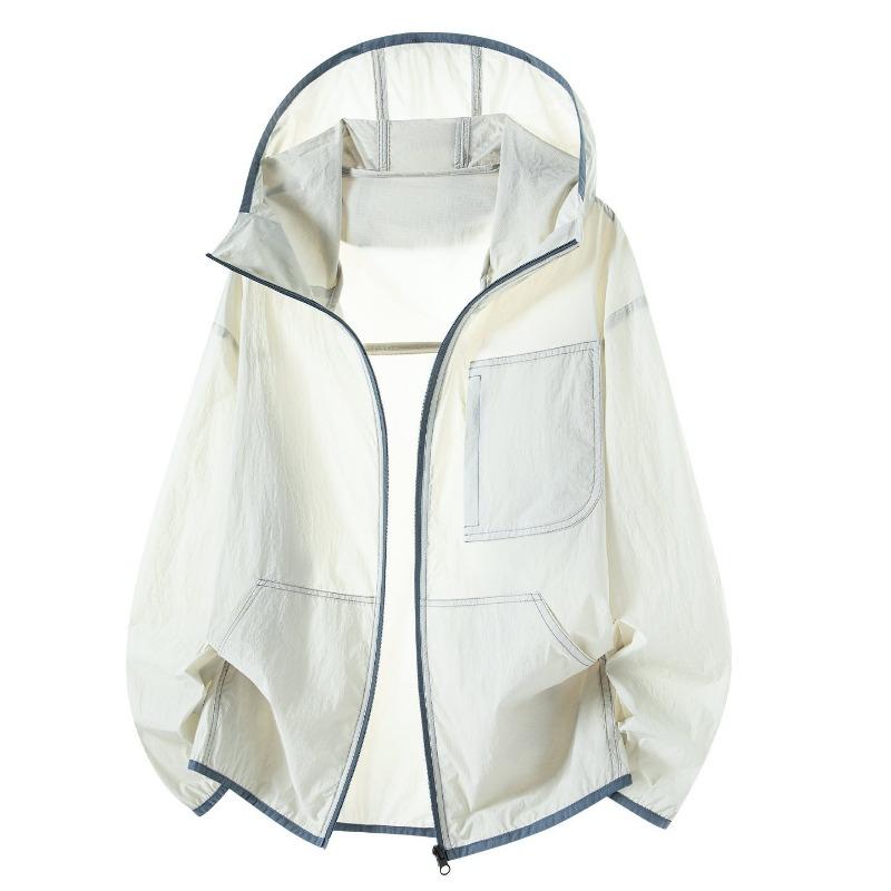 Men Women Couple UPF 50+ Lightweight Sun Protection Jacket Lightweight Breathable Outdoor Hiking Fishing Windproof Coat