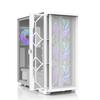 ZALMAN Z10 DUO WHITE 120mm Mid Tower ATX PC Case with 4 ARGB GPU Vertical and RGB Controller CS8759 Fans, Unit,