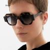 New Fashion Square Sunglasses Woman Vintage Shades  Design Vintage Polygon Sun Glasses Female Tourism Glasses Lady Oculos
