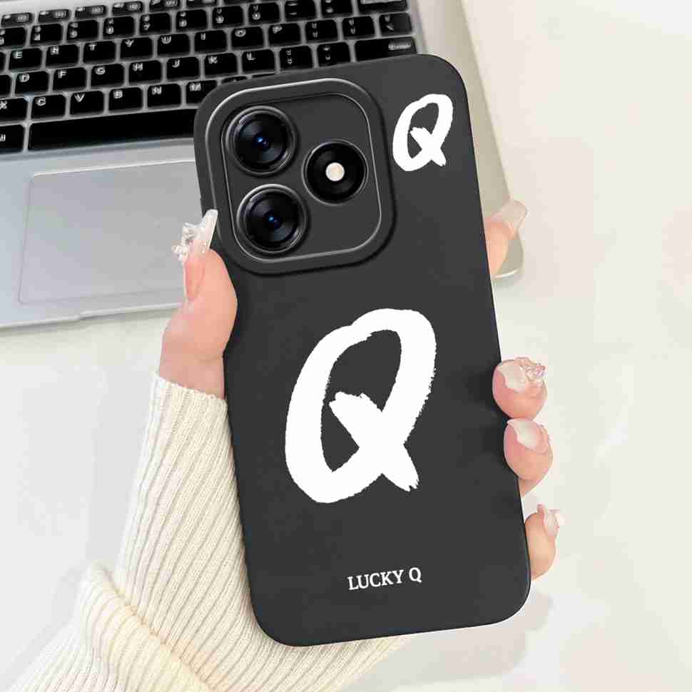 For Realme Note 50 Case RMX3834 Cute A-Z Letters Cover Soft Silicone Casing For Realme Note 50 Note50 Fundas Capa