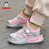Кроссовки для девочек Babu Bean Classmate, весна-осень, новые, сетчатые, дышащие, для детей среднего и старшего возраста, с мягкой подошвой, для бега, детские