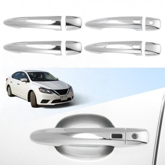 Door Handle Cover Protector For Nissan Sentra Altima X-Trail Qashqai Chrome New