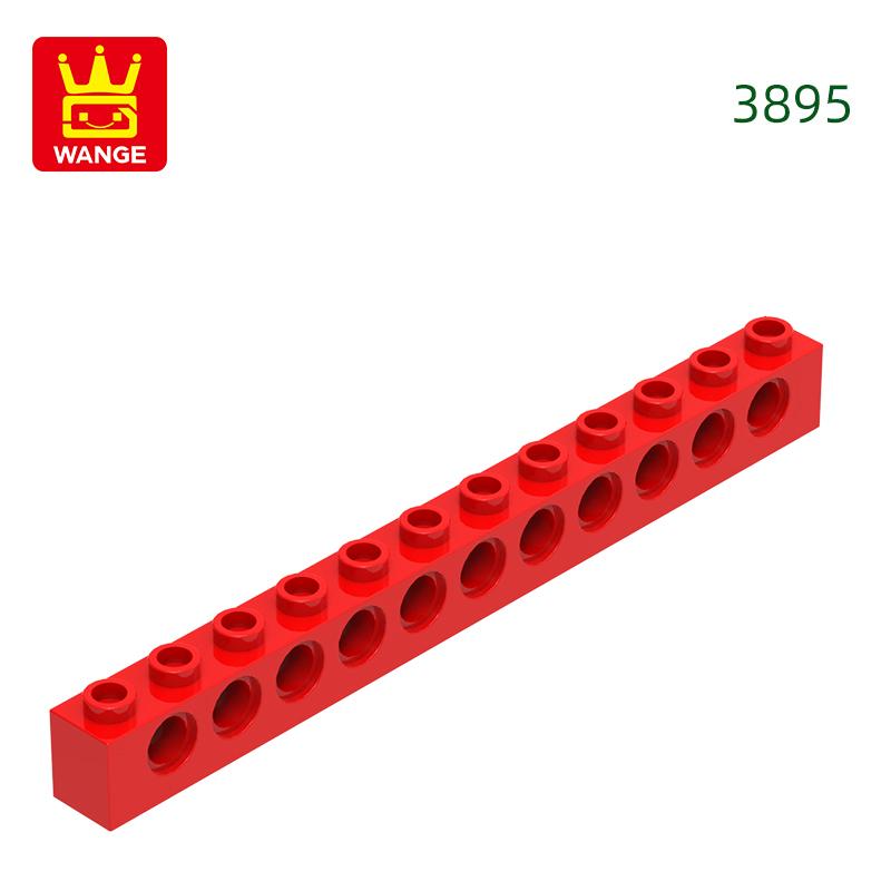Non-Toxic 23Pcs/Lot No.3895 11 X 12 Holes Holes Long Beam Model Block Moc Color Accessories Compatible With Brick Diy Children Toys