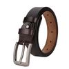 Mens Fashion Leather Belt With Sleek Polished Finish And Metal Pin Clasp For Work And Weekend