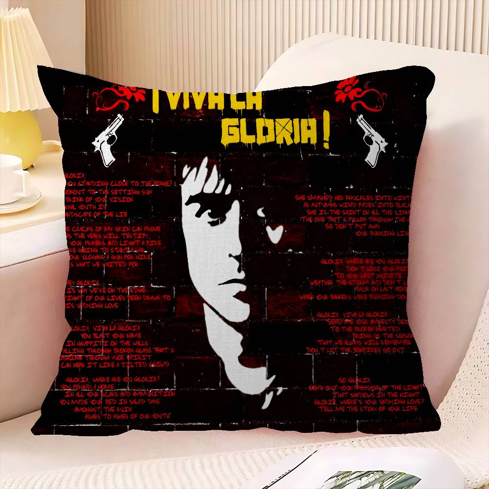 Classic Punk Rock Band GGreen DDay Lucky Dragon pillow cover sofa cushion cover home room decoration children gift
