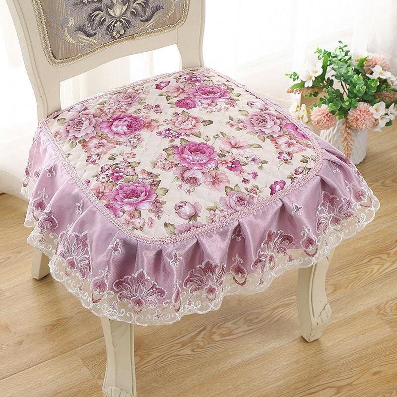 1 шт. Нескользящая подушка на стул для дома и офиса - моющаяся, тканевая подушка на сиденье в современном стиле для обеденных и кухонных стульев