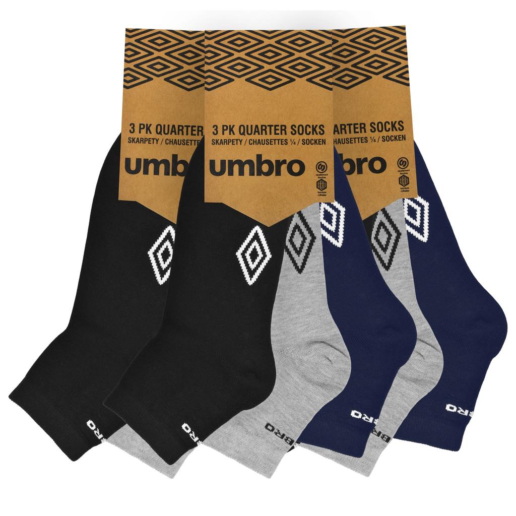 Umbro Men's Socks Quarter 9 Pairs