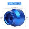 Oil Filter Socket 24mm / 36mm Reversible Fuel Filter Cap Remover and taller Assistant Compatible with 6.0L / 6.4L Ford Powerstroke Diesel