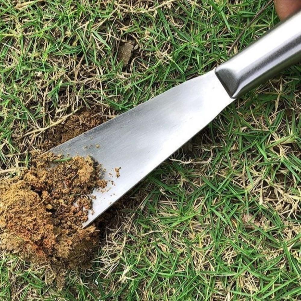 Thickened Stainless Steel Shovel Rustproof Transplanting Tool Garden Shovel Hanging Hole Labor-saving Planting Shovel