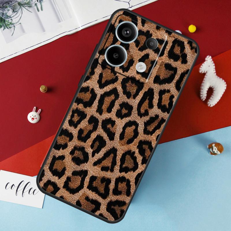 African Leopard Print Case For Xiaomi Redmi Note 12 11 10 9 8 13 Pro Plus 12S 11S 10S 9S 10A 9C 10C 12C 13C Cover