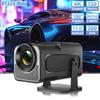 Android 11 Projector 4K Native 720P Dual Wifi6 BT5.0 300ANSI Cinema Outdoor Portable Projetor HY320mini