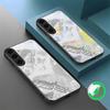 Счастливая Бабочка Картина подходит для Samsung Galaxy S26 Ultra S20 FE S21 S22+ 23 Plus S24 Ultra 25 Edge черная Стеклянная Чехол для Телефона