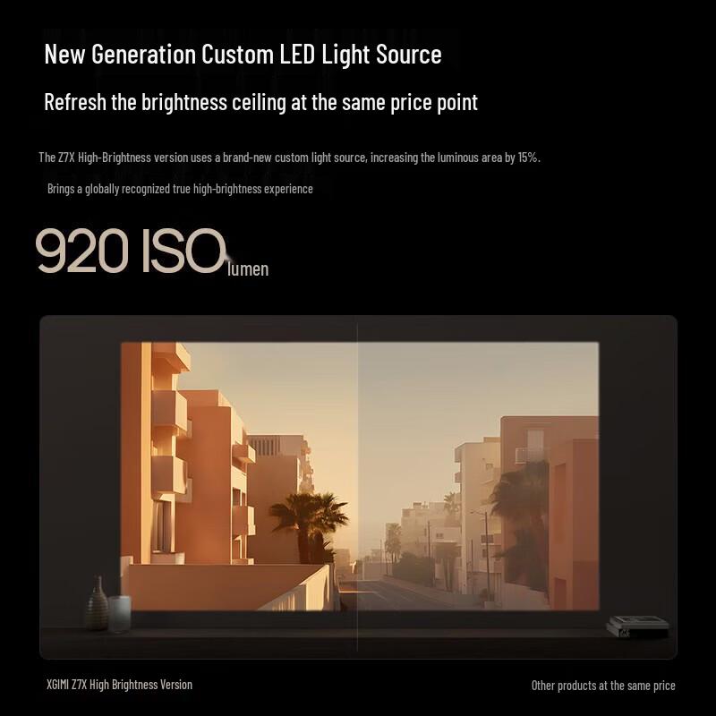XGIMI Z7X High Brightness Home Projector with Photon Screen 2.0 (CN version)