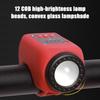 120 DB Horn For Bike 120 DB Waterproof Bike Lights For Night Riding USB Rechargeable 180 Degree Viewing Angle Flashlight