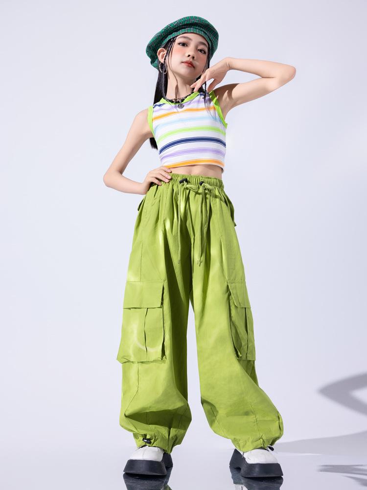 Модный костюм для джазовых танцев для девочек для летних выступлений