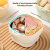 400/750ML Collapsible Silicone Bowl Folding Food Storage Container with Lid Airtight Lunch Box for Camping Hiking Travel Picnic