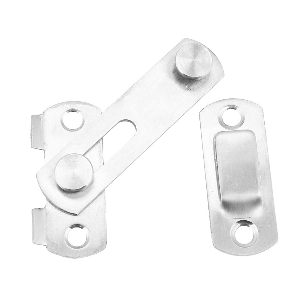 Stainless Steel Latch Lock for Window Cabinet Pet Cage Sliding Door Accessorries