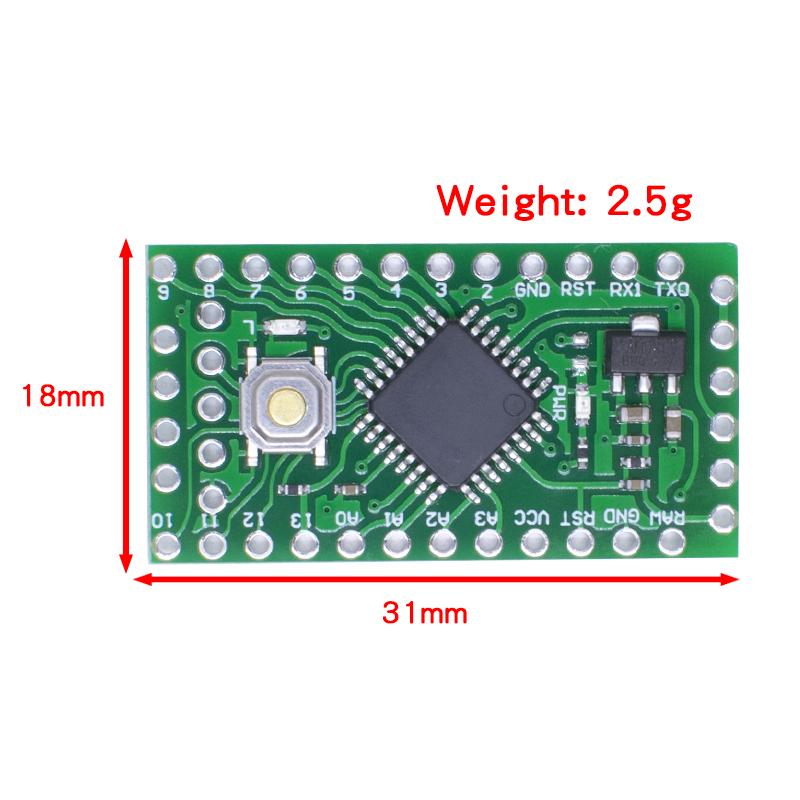 LGT8F118P LQFP11 MiniEVB 1,1 В / 1 В Заменяет Pro Mini ATMEGA118P Полностью совместим для Arduino ИСПОЛЬЗУЕТ драйвер HT11B111-1