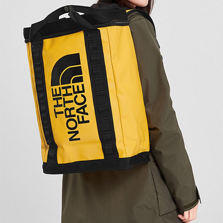 The North Face Рюкзак среднего размера 14 л с принтом логотипа, унисекс, желтый 3KYV-LR0