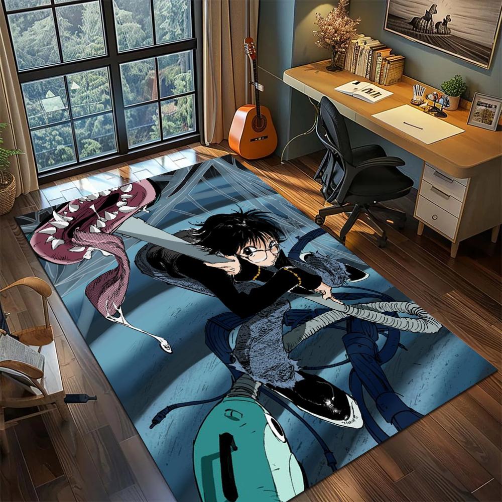 Hunter × Hunter Modern Rug Carpet Large Area Rug Non Slip Washable Floor Mat Printed for Home Decor -xia76