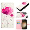 Xitoy Akvarel Rasm PU Teri Hamyon Qopqoqli Foto Rasm Ramka Kitob G'ilofi Samsung Huawei Honor Xiaomi Redmi Oppo vivo Sony Google TCL Infinix uchun..