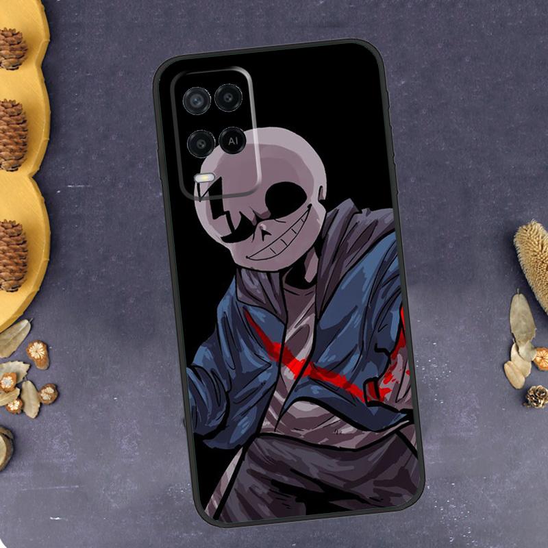 Чехол для телефона Undertale Sans для Oppo A40 A60 A80 A78 A98 A18 A38 A58 A74 A94 A54 A16 A76 A96 A15 A17 A77 A57S