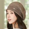 Hats for Women Thick Warm Caps Autumn Winter Fashion Ear Protectors Knitted Wool Hats Octagonal Berets