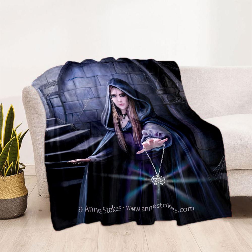 Gothic Style Blanket Soft & Cozy Perfect for Seaside Office Chair Couch for All Occasions Warmthful Decor Suitable for Gifting Relatives and Friends