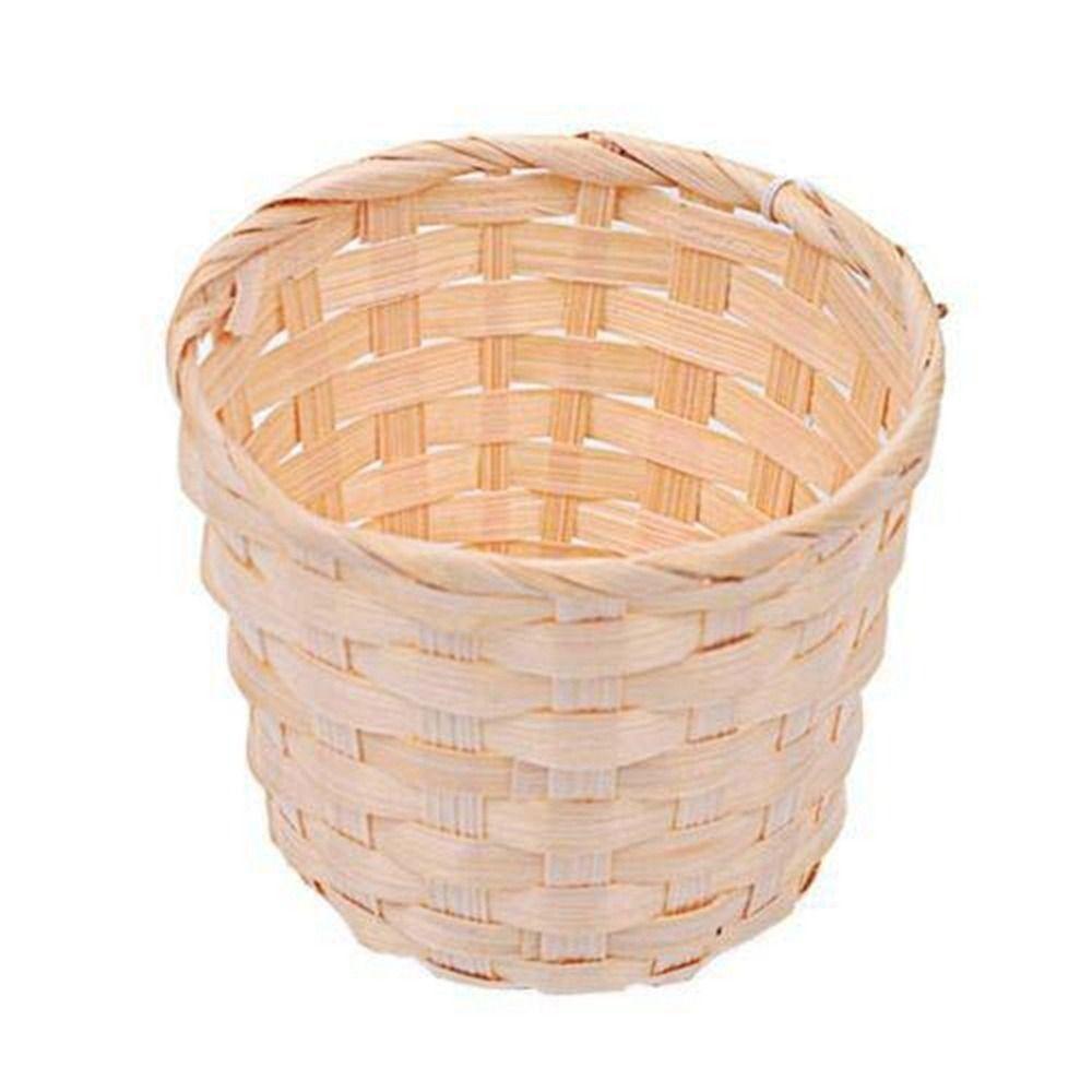 Bamboo Bamboo Sundries Basket Small Fruit Basket New Woven Flower Basket