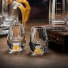 Luxury Crystal Vodka Sake Shochu Bar Liqueur Gold Foil Shot Glass Tea Cup Gift Hard Liquor Wine Glasses 1/2/4/6pcs 15ml